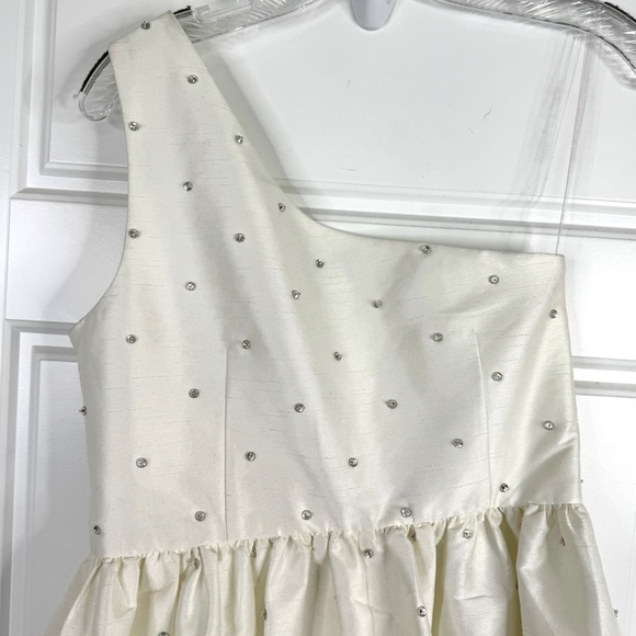 SACHIN + BABI Anthropologie Elliana One Shoulder Mini Dress NEW Size 6 - Picture 9 of 16